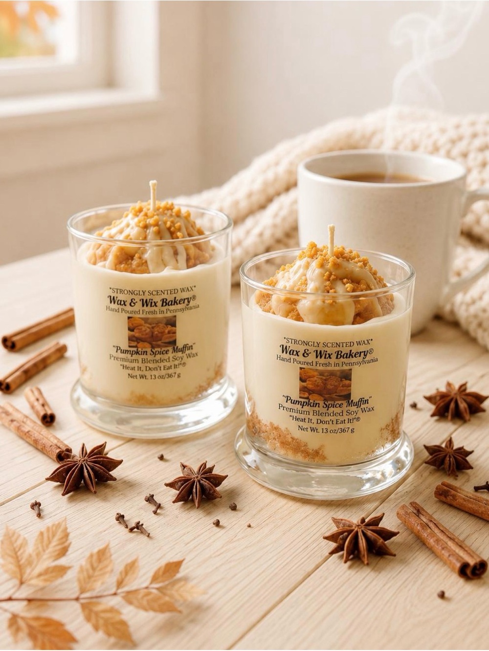 Pumpkin Spice Muffin Candle